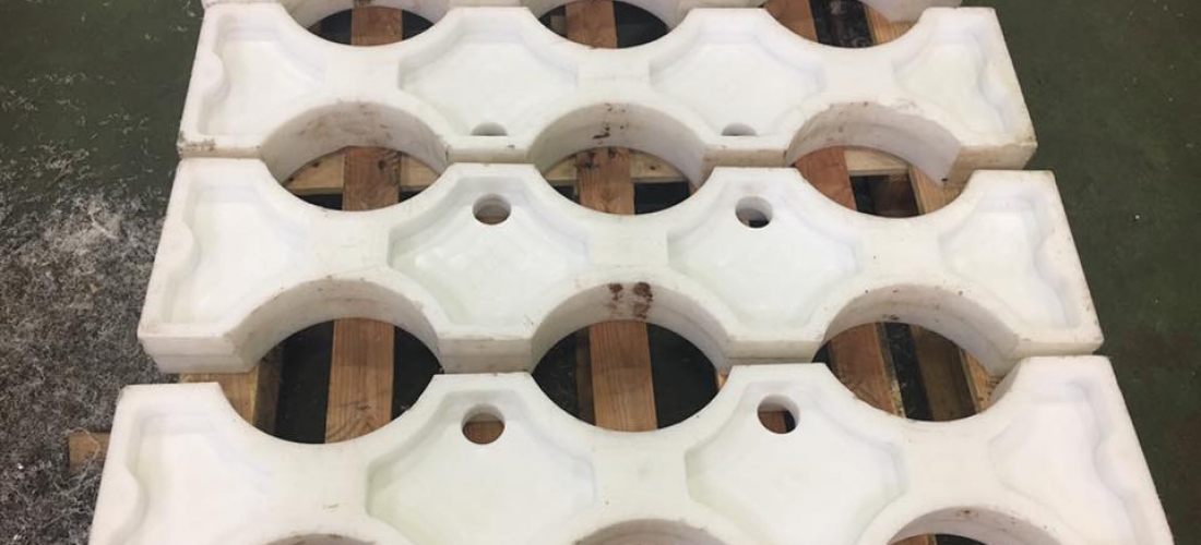 Usinage d’intercalaires évidés de stockage pour mandrins acier diamètre extérieur 250 mm x longueur 6 m